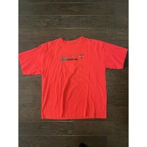NBA Chicago Bulls Tshirt Men's XXL Red Front Graphic Short Sleeve